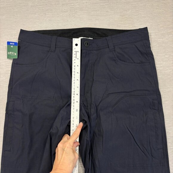 Orvis Fleece Lined Tech Pants Mens 36 x 32 Black Water Repellent Insulated - Picture 13 of 15